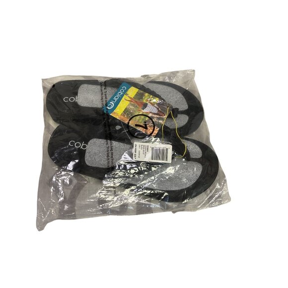 Cobian Womens Braided Black Flip-Flops Size 7 Durable Comfortable Beach Sandals - Picture 2 of 4